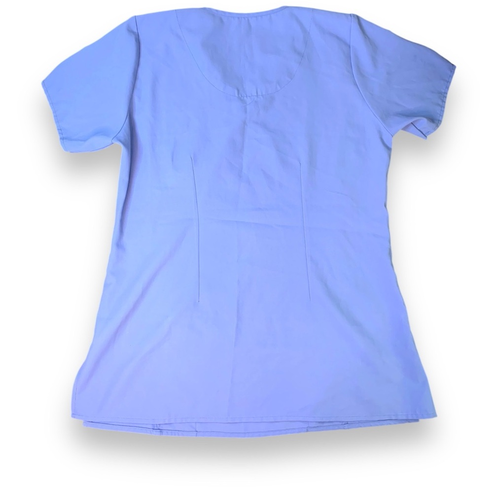Wonderwink scrub top light blue size: medium easy fit - Picture 2 of 3